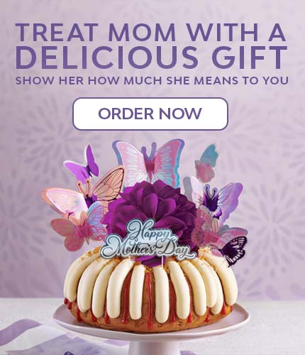 Treat Mom with a delicious cake this Mother's Day!