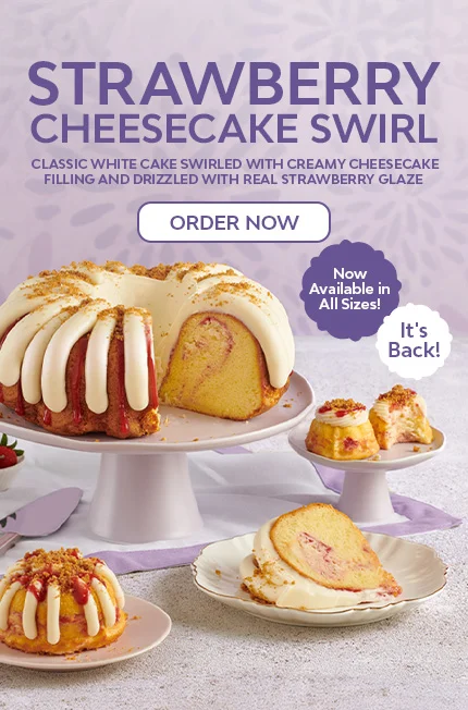 Strawberry Cheesecake Swirl is back in all sizes!