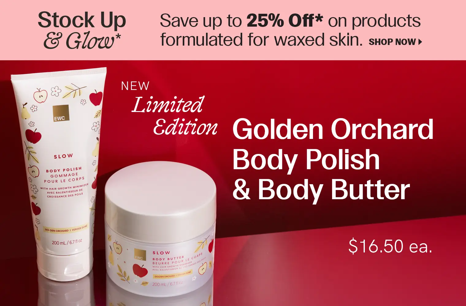 Stock Up & Glow