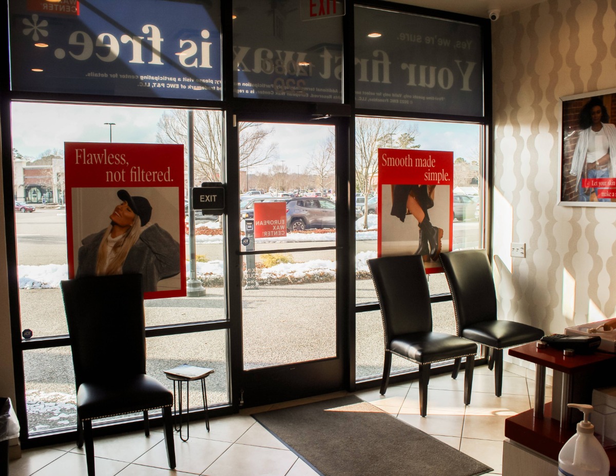 Book Newport News - Marketplace at Tech Center Waxing Services at European Wax Center