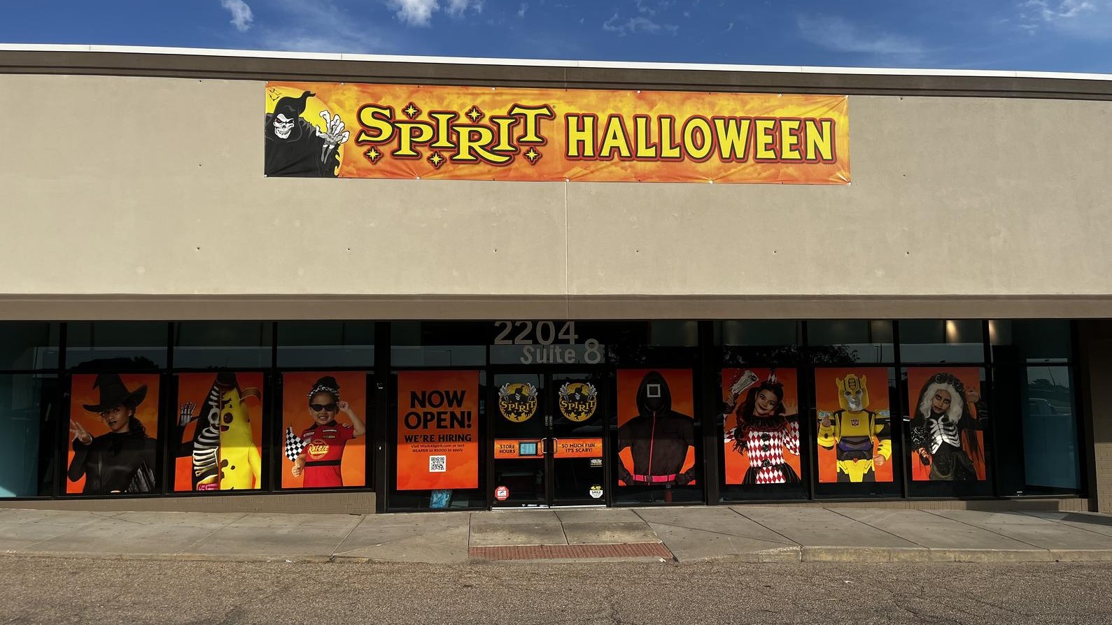 Visit a Spirit Halloween near you today!